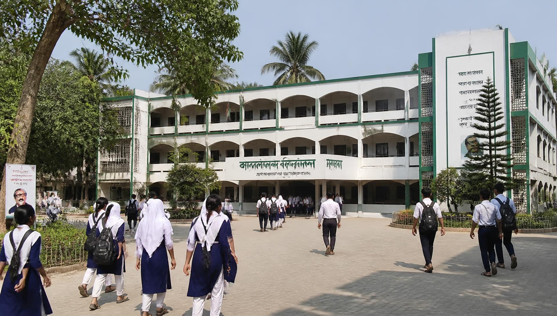 Brahmangaon Mult. High School main campus building